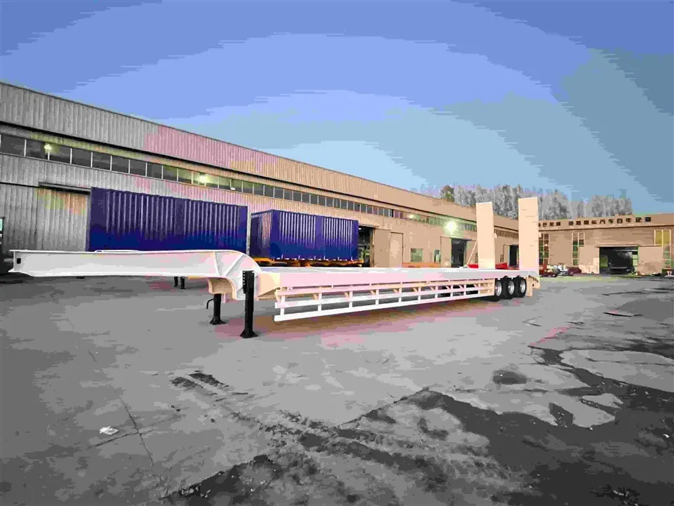 Düşük Düz Yarı{0}}römork